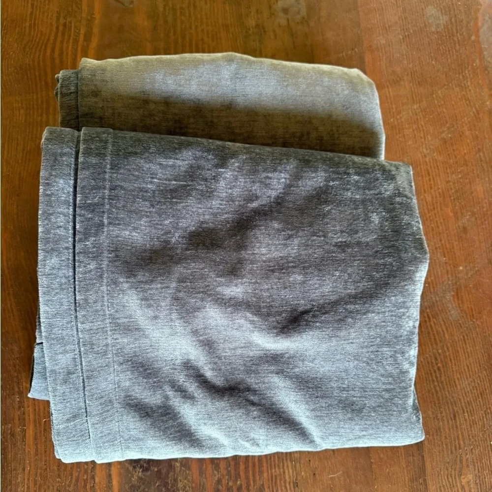 Elegant Velvet like Gray Curtains